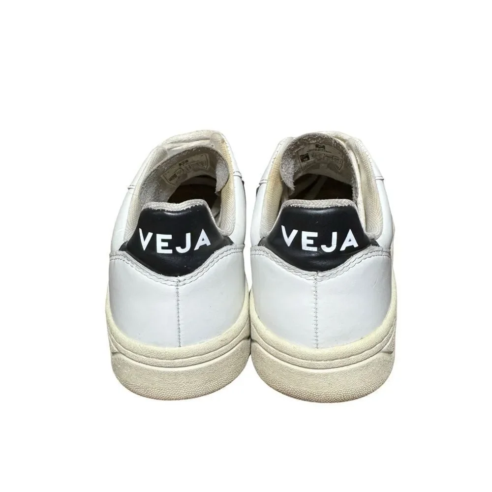 Veja Women's White and Black Sneakers